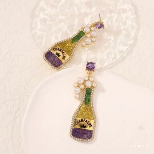 Champagne Bottle Earrings